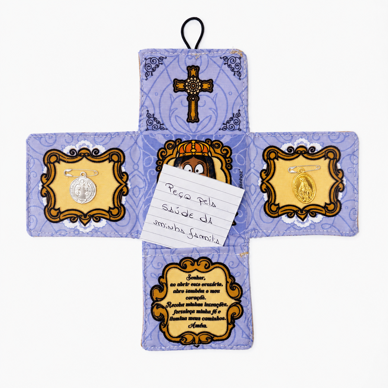 Oratório de Bolso - Nossa Senhora Aparecida - Imagem 3