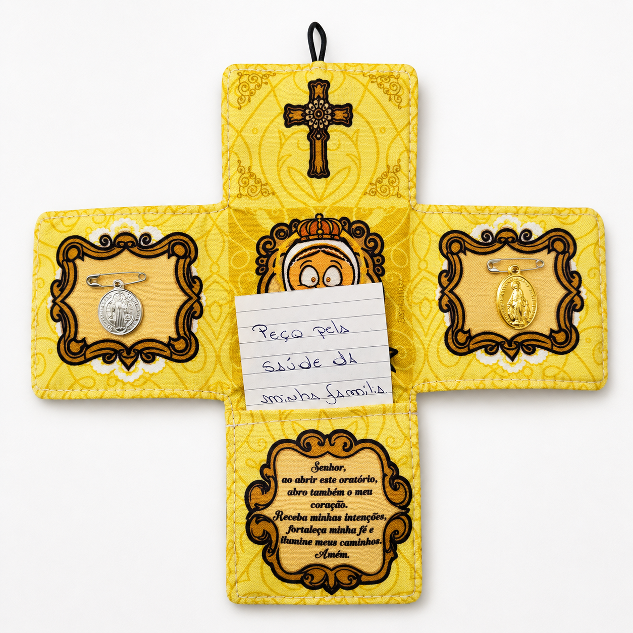 Oratório de Bolso - Nossa Senhora de Fátima - Imagem 3