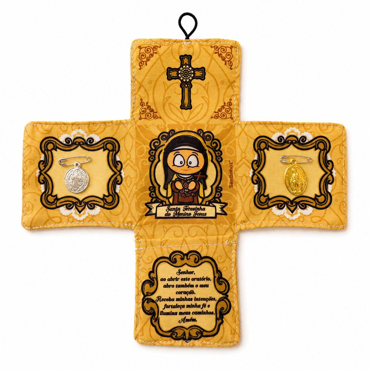 Oratório de Bolso - Santa Teresinha do Menino Jesus