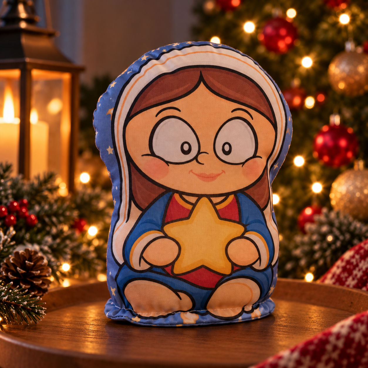 Boneca Naninha Maria de Belém Iluminada - Imagem 2
